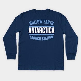 Hollow Earth Launch Station Kids Long Sleeve T-Shirt